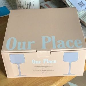 Our Place wine glasses - purple set